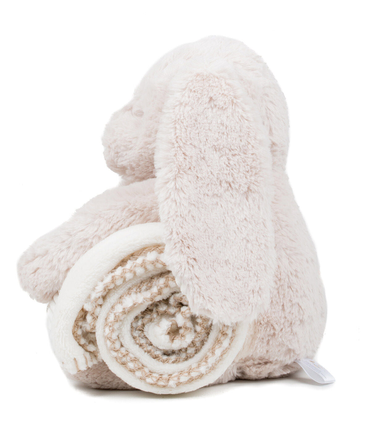 Personalised Baby Blanket with Embroidered Name and Plush Bunny, Custom Newborn Gift, Soft Nursery Decor, Baby Shower Keepsake